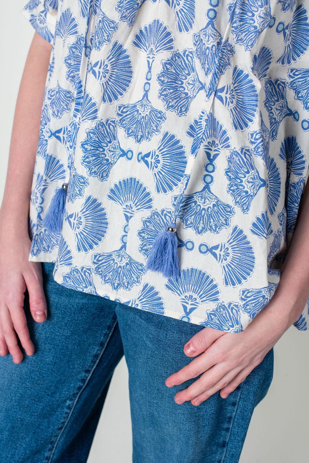 Fallen Skies Printed Blouse Product Image