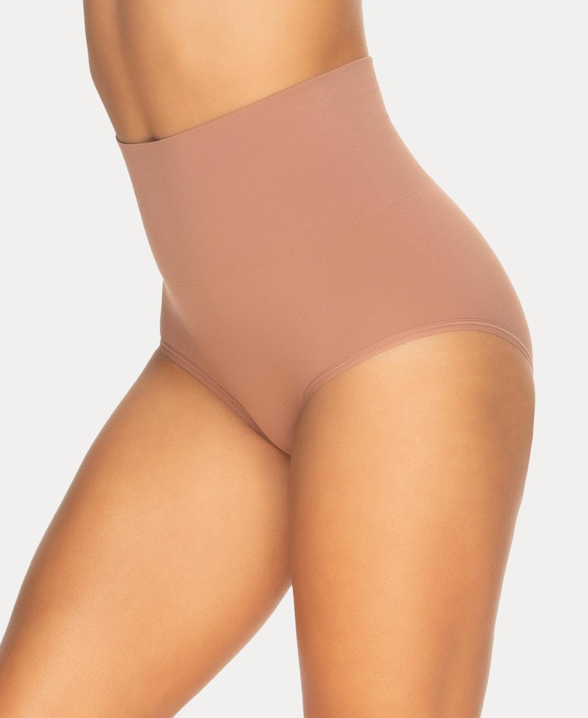 Women's Jezebel Fusion Waist Light Control Shaping Brief Panty 2983P1, Size: Large, Black Blk Product Image