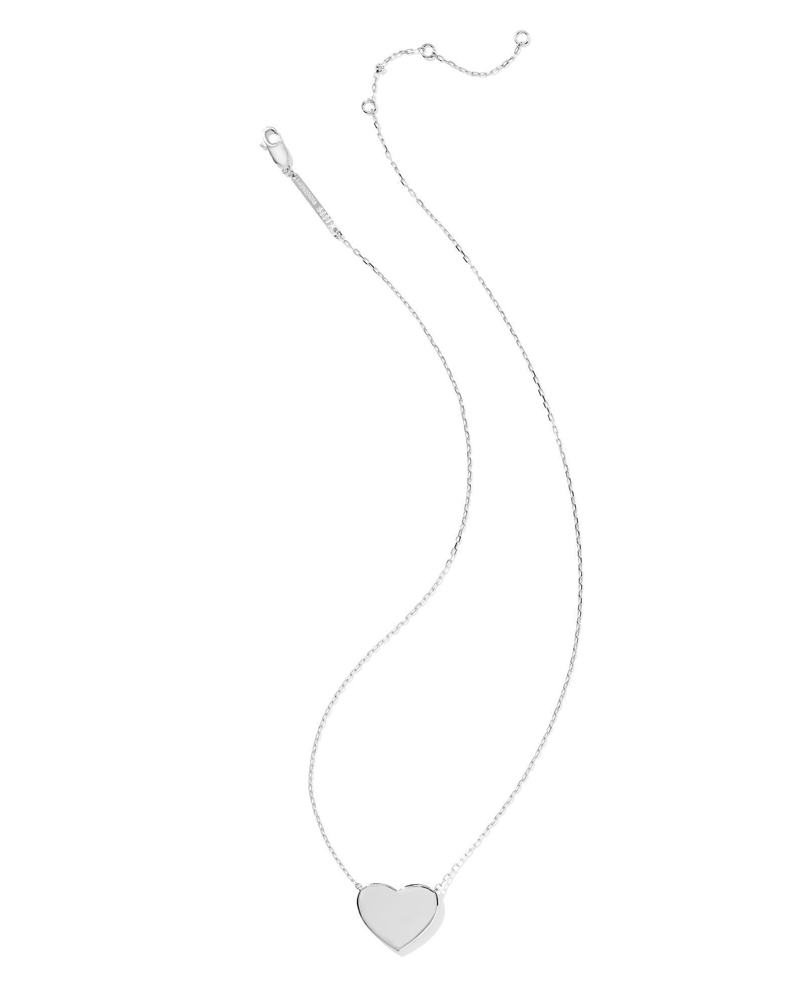 Mackenzie Sterling Silver Heart Pendant Necklace Product Image