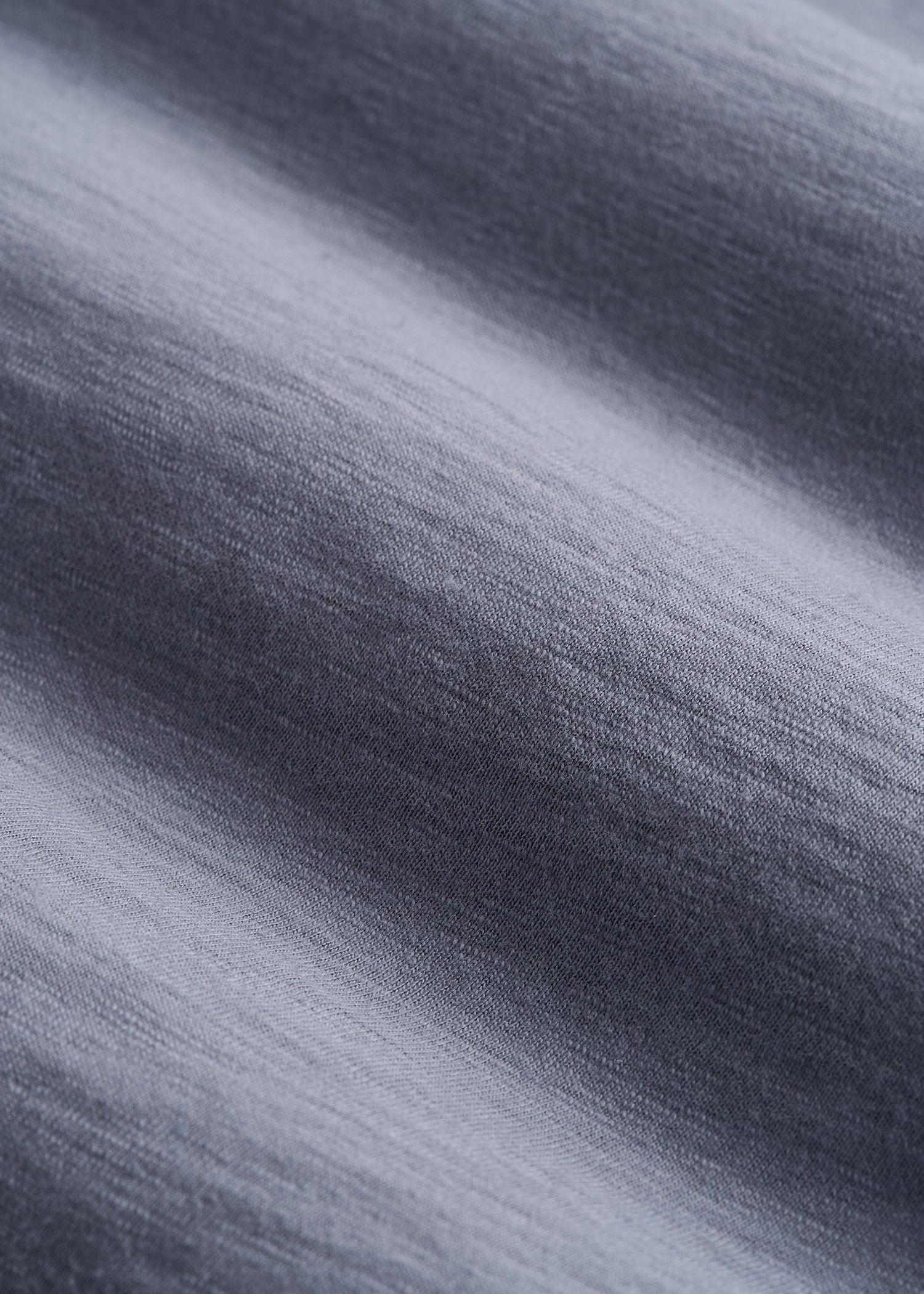 Slub Self Collar Tall Polo Shirt in Stone Product Image