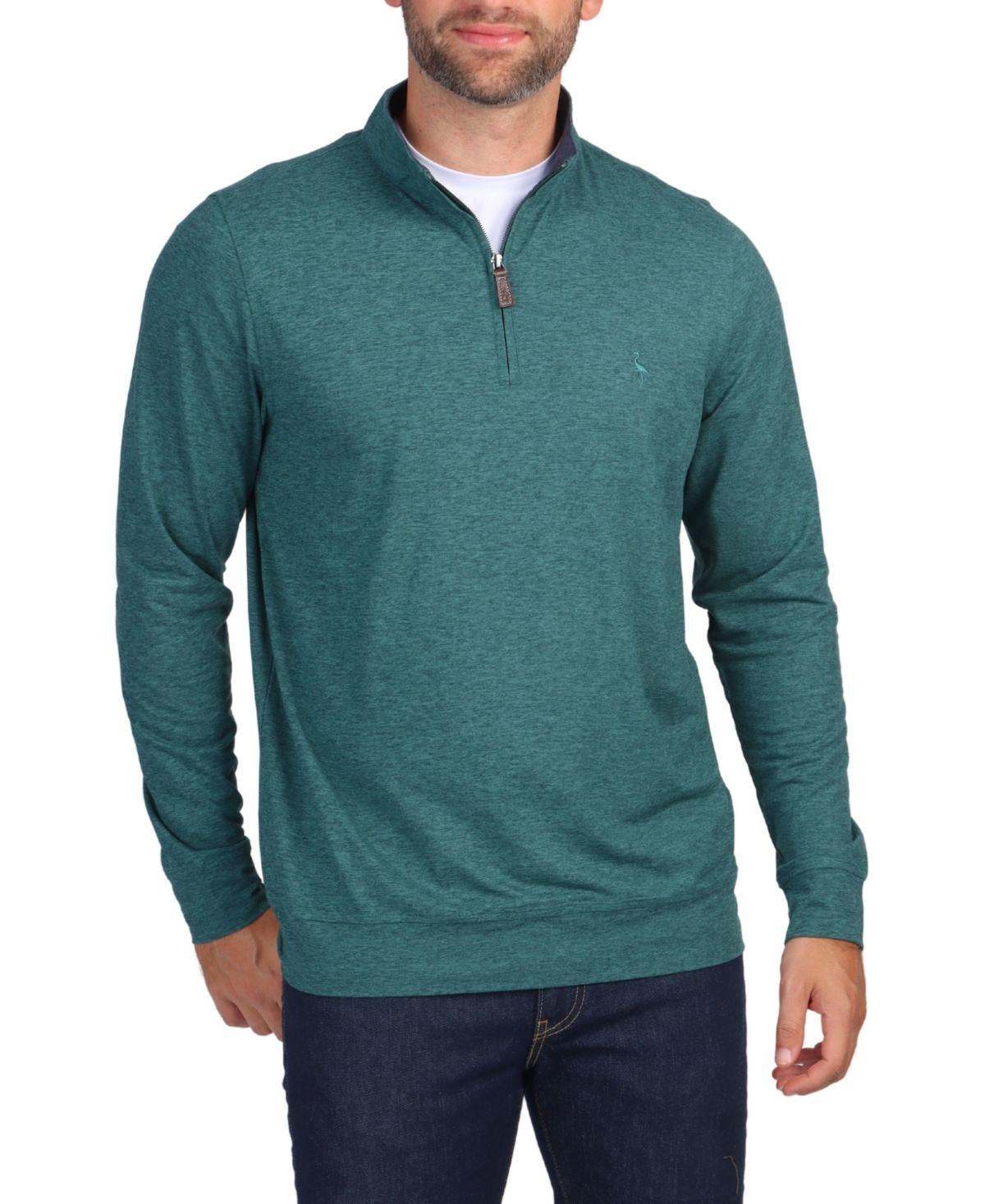 Tailorbyrd Mens Brushed Melange Quarter Zip Product Image