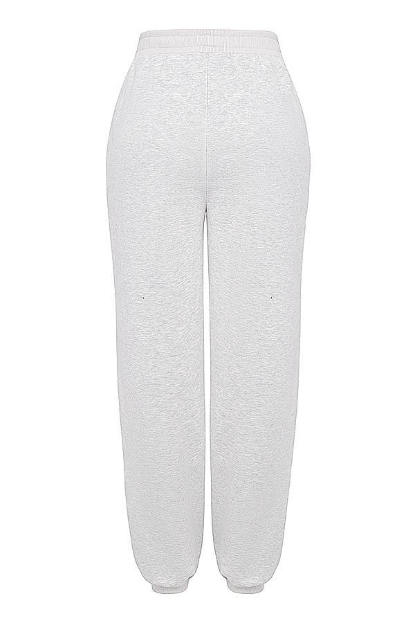 Coast Light Grey Marl Fleece Back Jogging Trousers Product Image