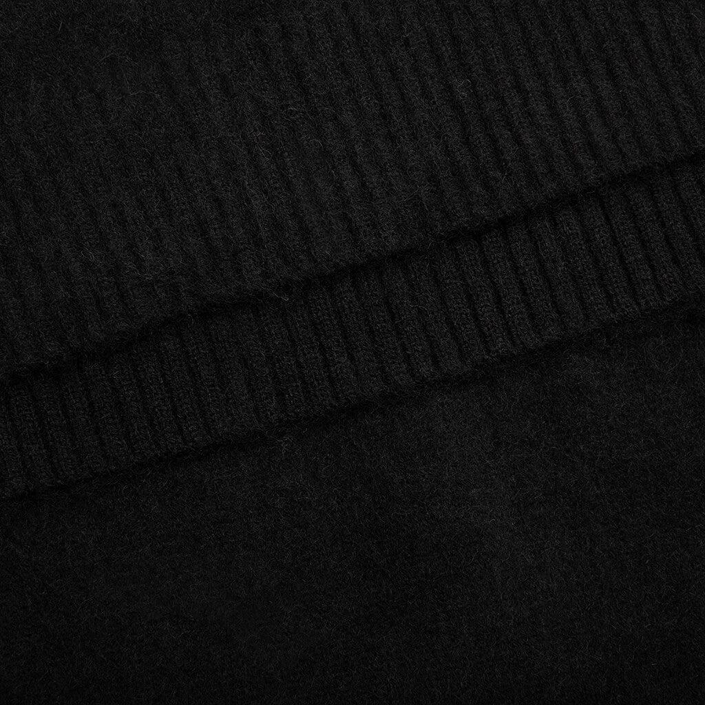 Script Logo Sweater - Black Male Product Image