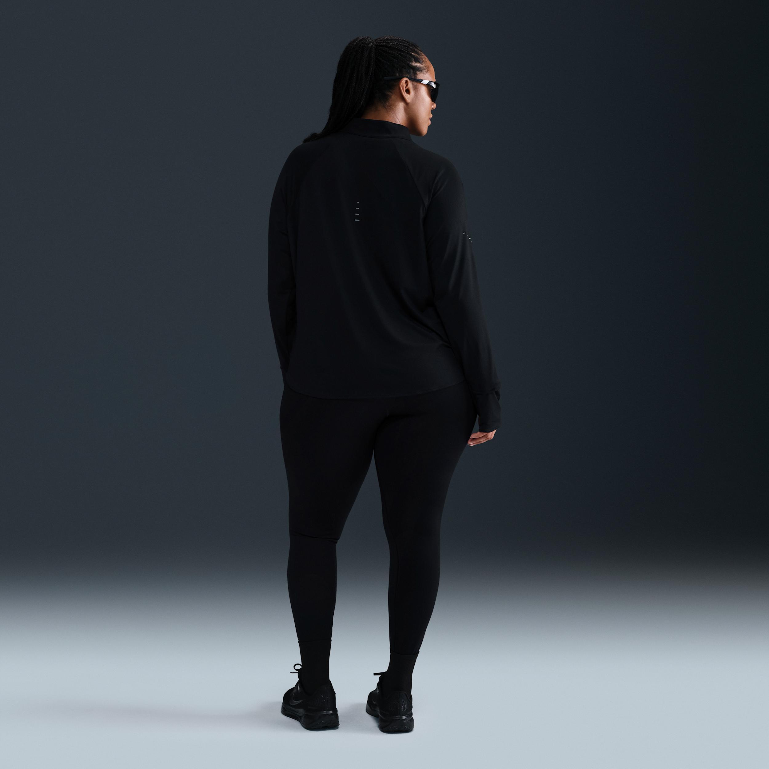Nike Women's Swift Dri-FIT UV 1/4-Zip Running Top (Plus Size) Product Image