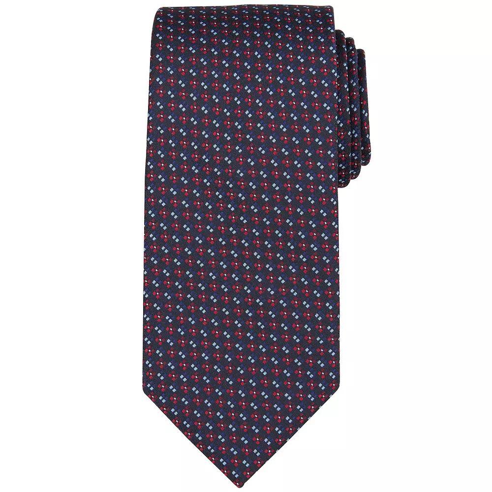 Men's Bespoke Geometric Tie, Red Dan Product Image