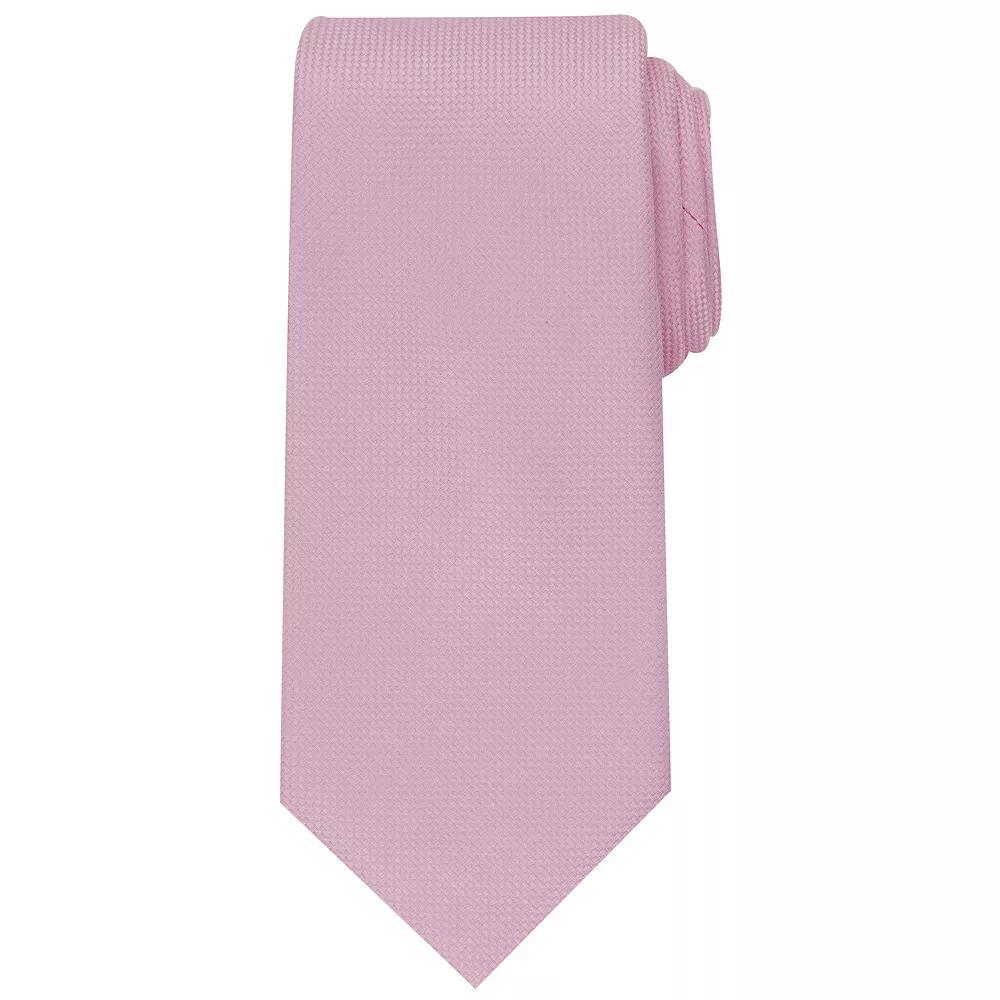 Men's Bespoke Solid Tie, Pink Oxford Product Image