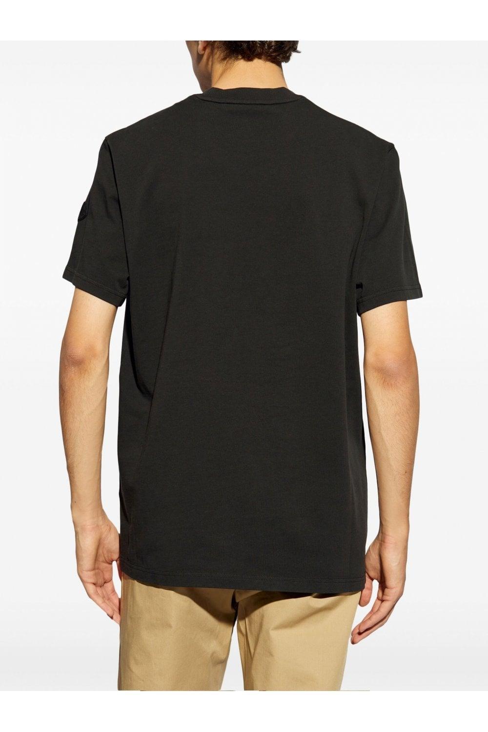 MONCLER Logo Cotton Jersey T-shirt In Multicolor Product Image