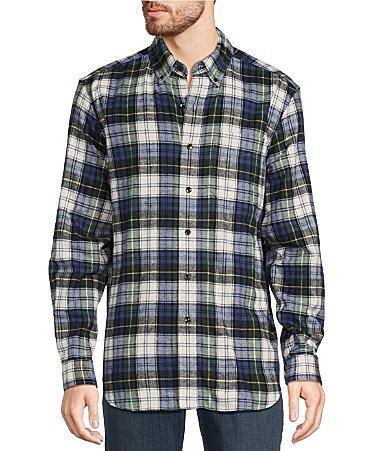 L.L.Bean Scotch Medium Plaid Portuguese Flannel Long Sleeve Woven Shirt Product Image