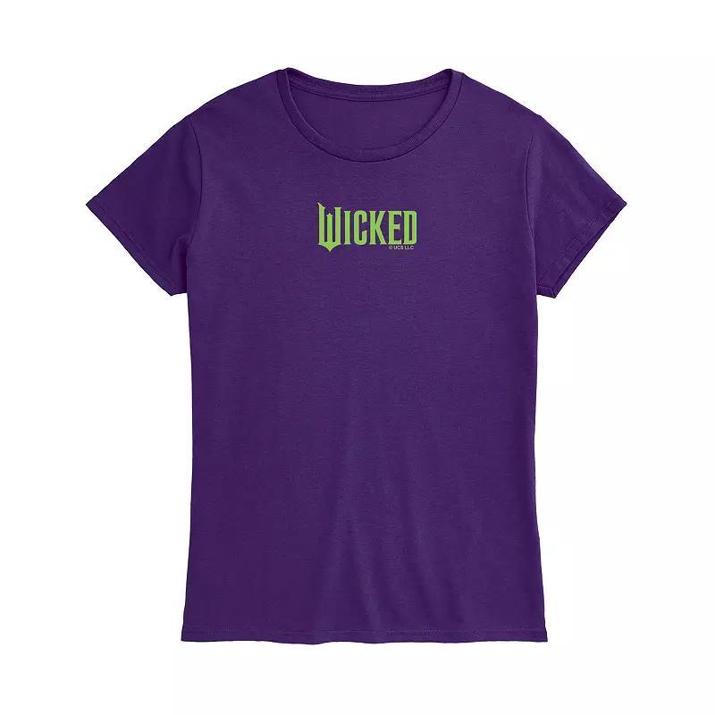 Women's Wicked Logo Graphic Tee, Size: Medium, Purple Product Image