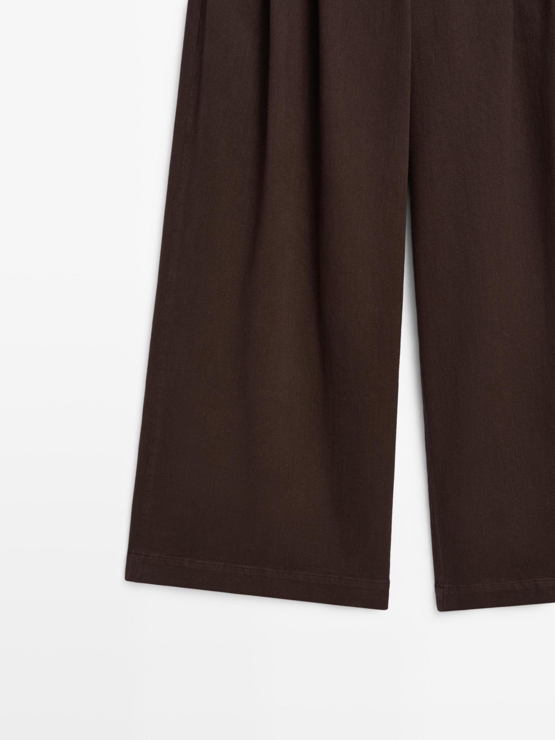 High-waist wide-leg trousers Product Image
