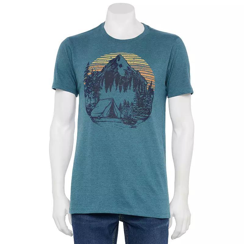 Men's Mountain Base Camp Graphic Tee, Size: Medium, Dark Blue Product Image