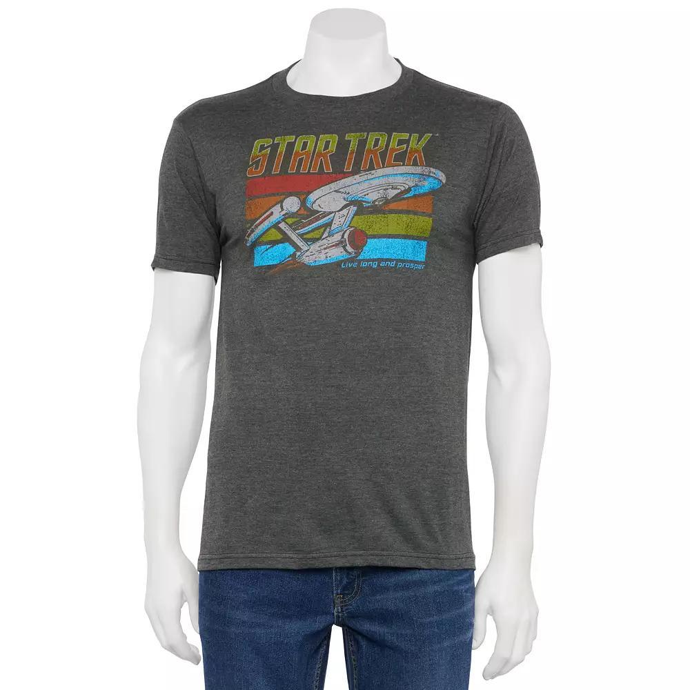 Men's Star Trek Enterprise Starship Graphic Tee, Size: XXL, Grey Heather Product Image