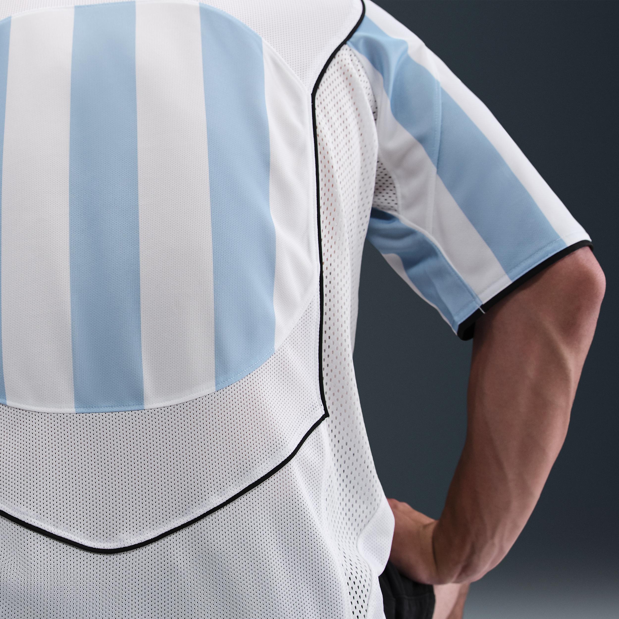 Nike Mens Total 90 Dri-FIT Soccer Jersey in Psychic Blue/White/Black Product Image