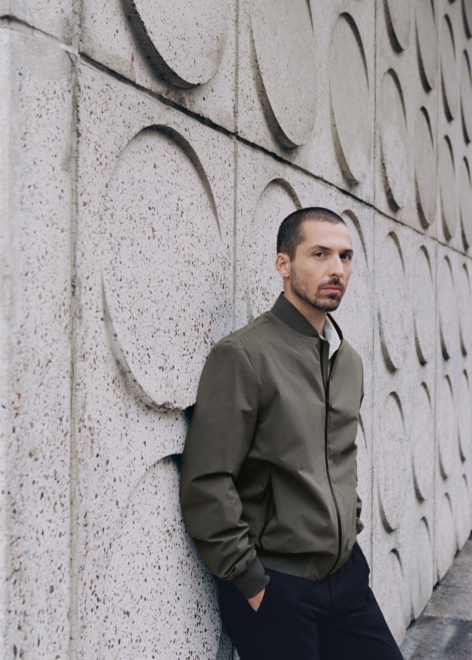 Waterproof bomber with COOLMAX® technology - Men | MANGO USA Product Image