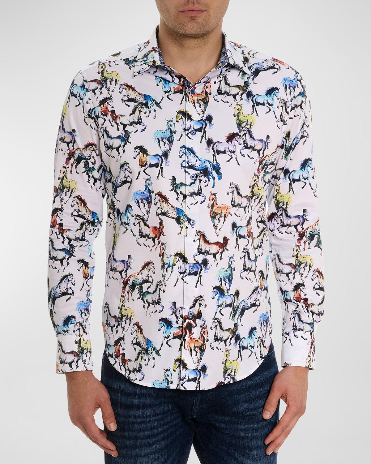 Men's Thoroughbred Cotton-Stretch Sport Shirt Product Image