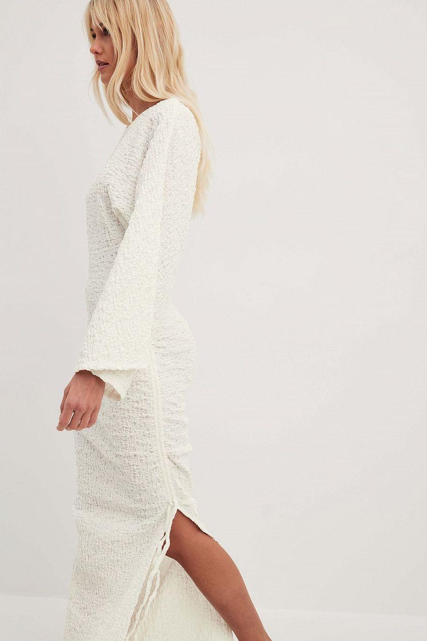 Structured Drawstrings Maxi Dress Product Image
