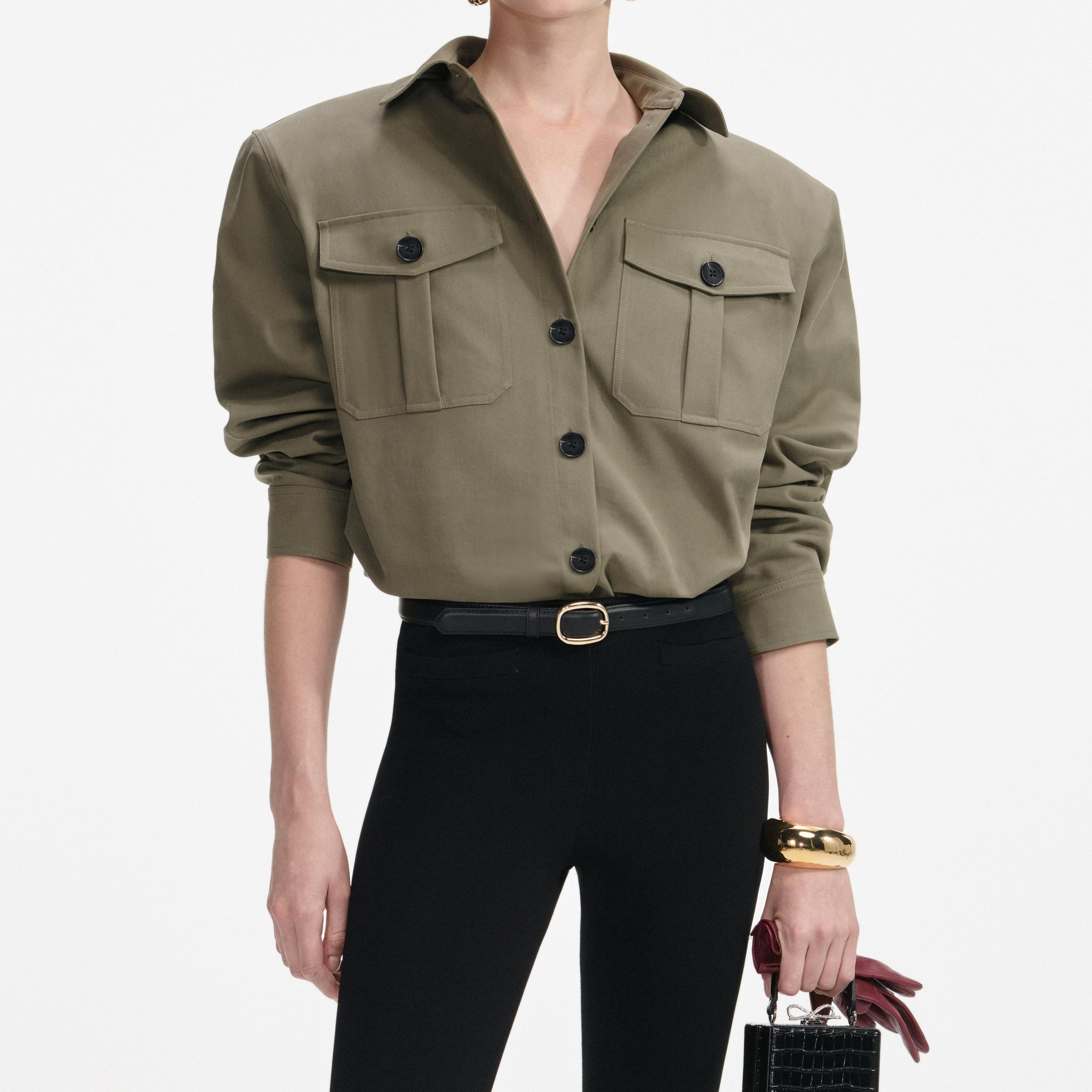 Black Belted Knit Leggings Product Image