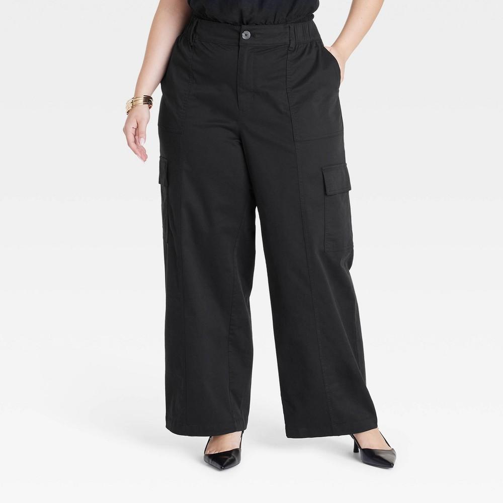 Women's High-Rise Cargo Pants - Ava & Viv™ Product Image