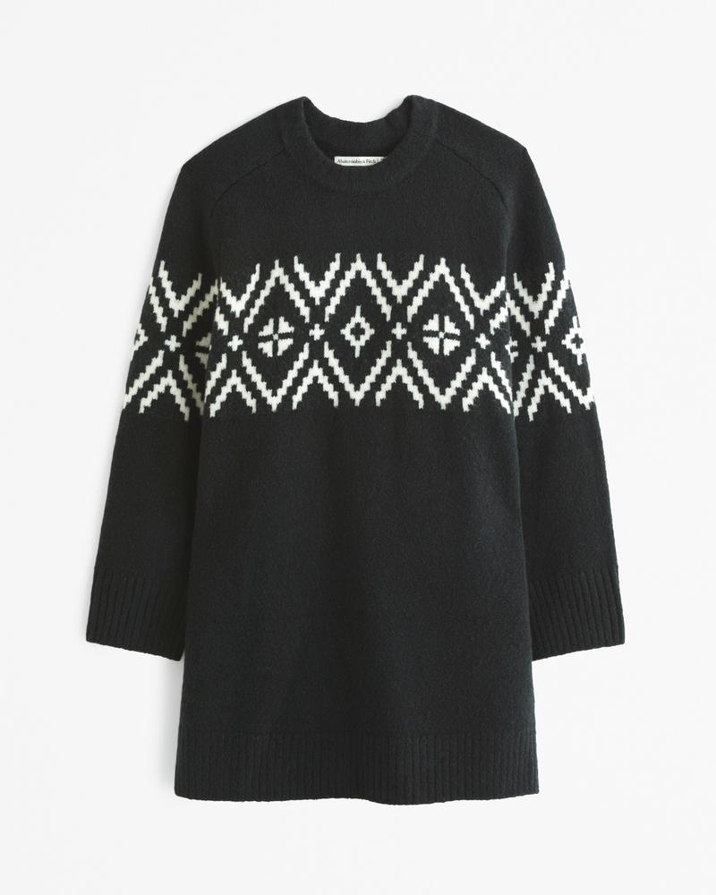 The A&F Madeline Crew Mini Sweater Dress Product Image