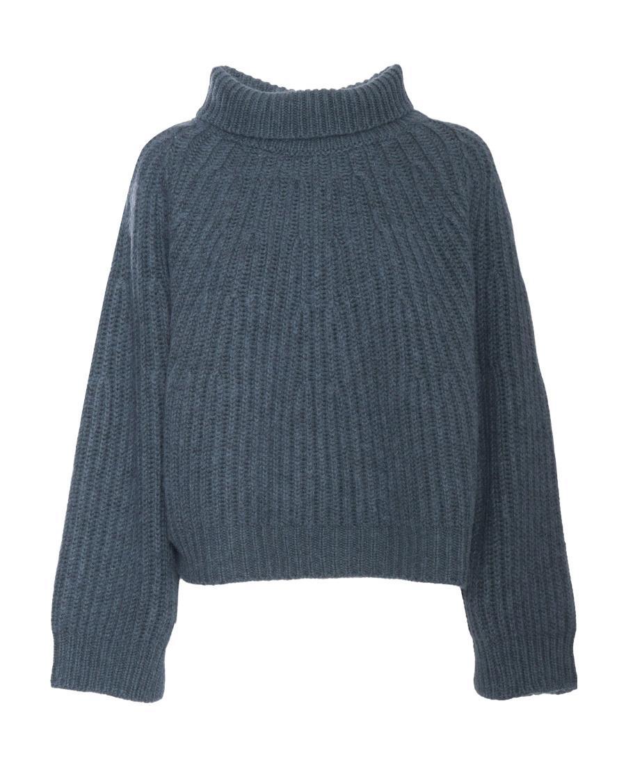 FABIANA FILIPPI Turtle Neck Sweater  In Black Product Image