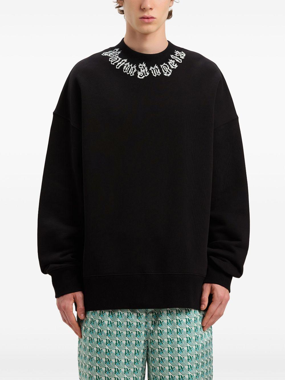 logo-print cotton sweatshirt  Product Image