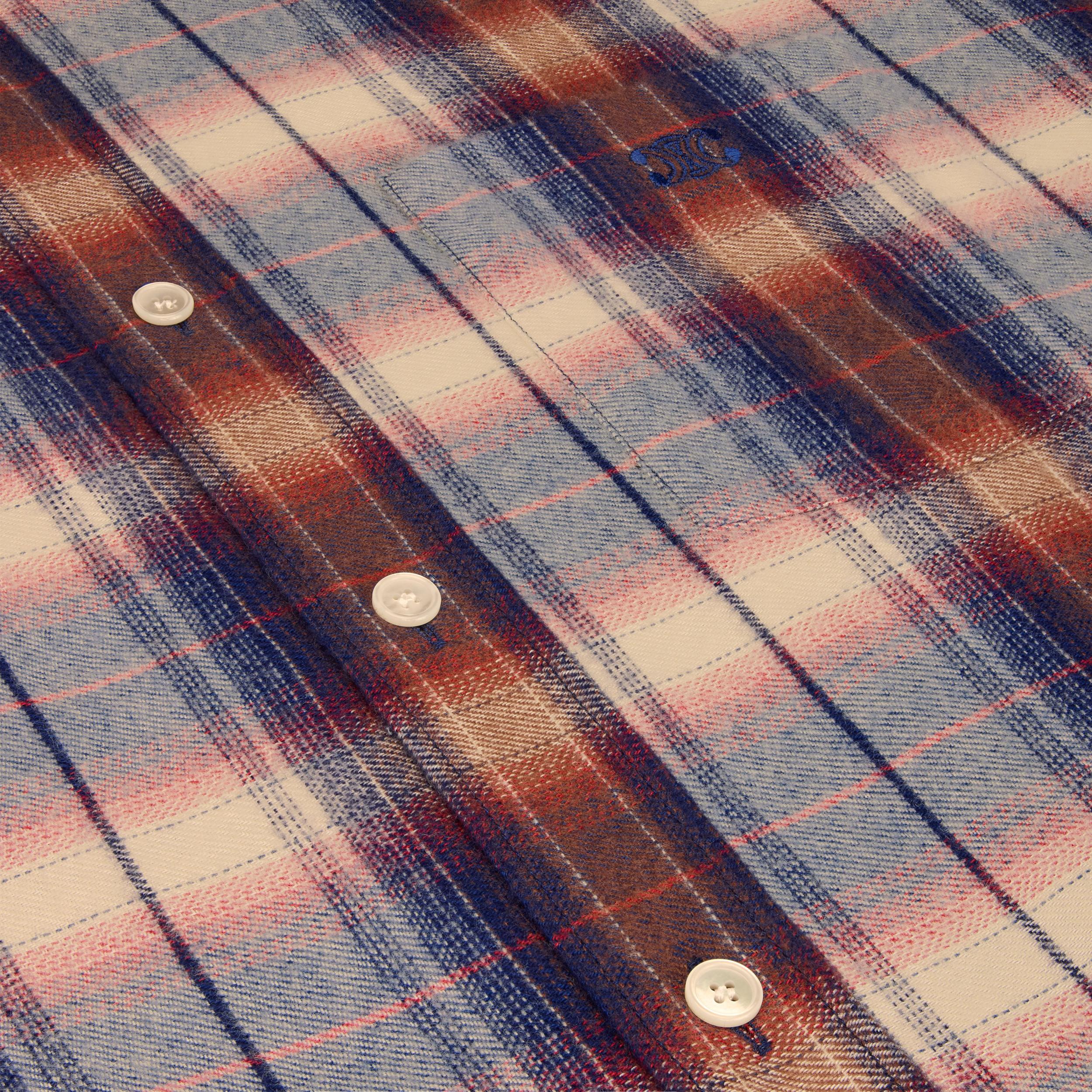 loose shirt in checked viscose Product Image