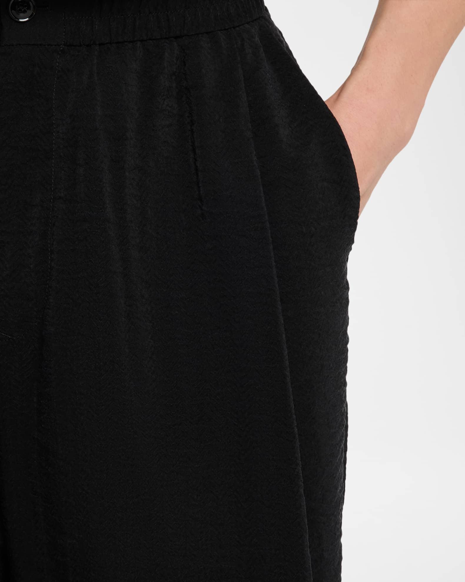Men's Cupro Blend Drawstring Trousers Product Image