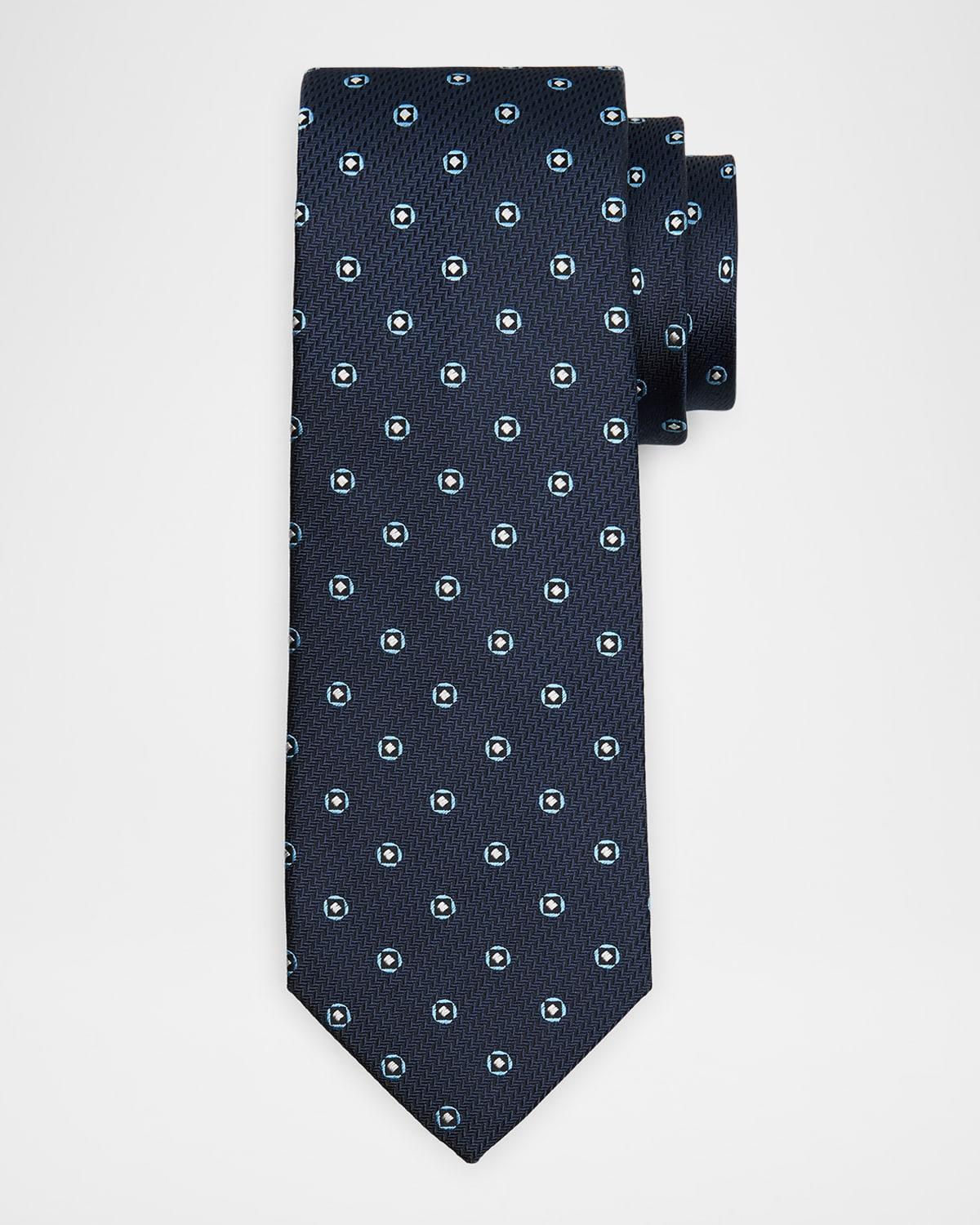 Mens Medallion Silk Tie Product Image