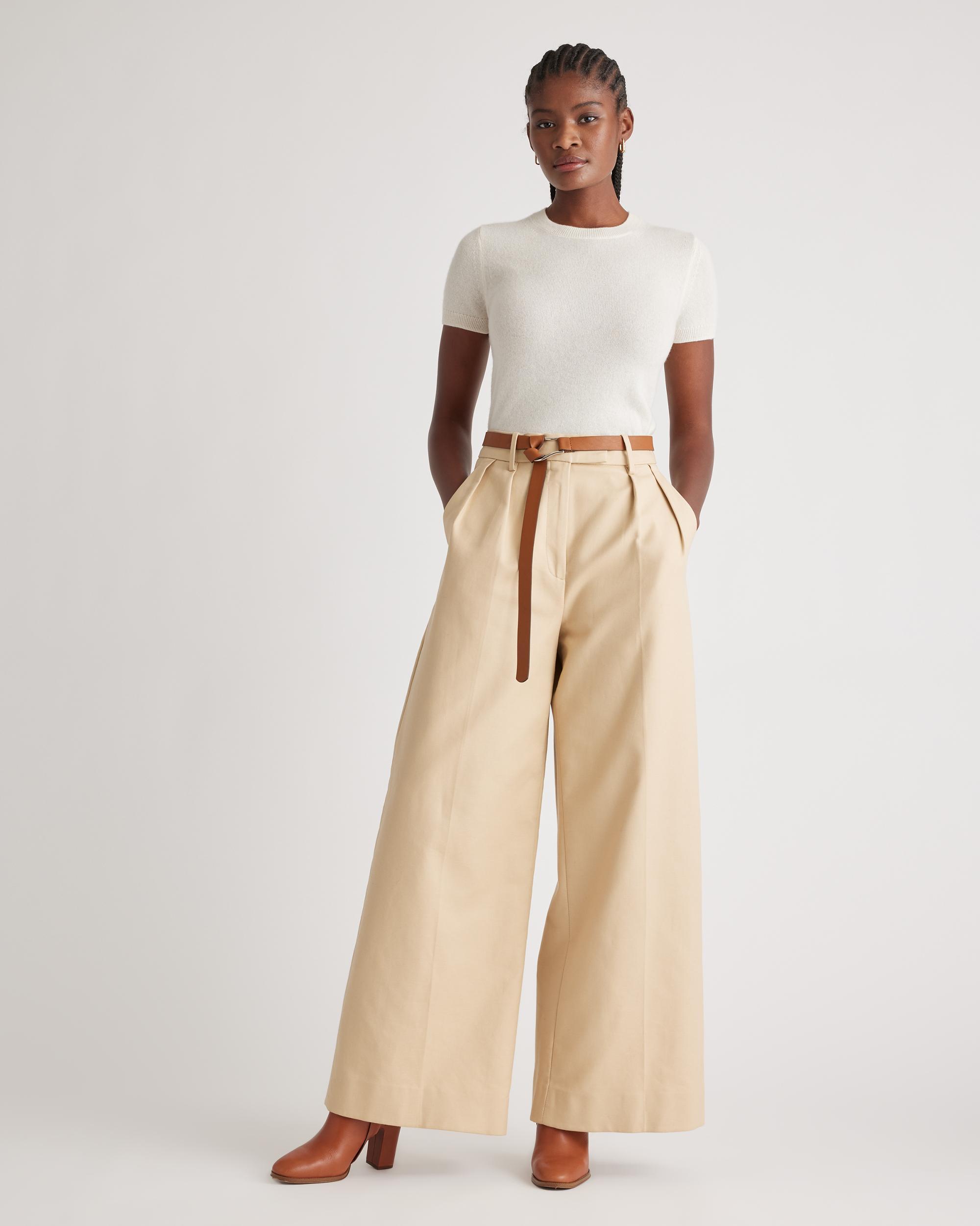 Quince | Women's Mongolian Cashmere T-Shirt Product Image
