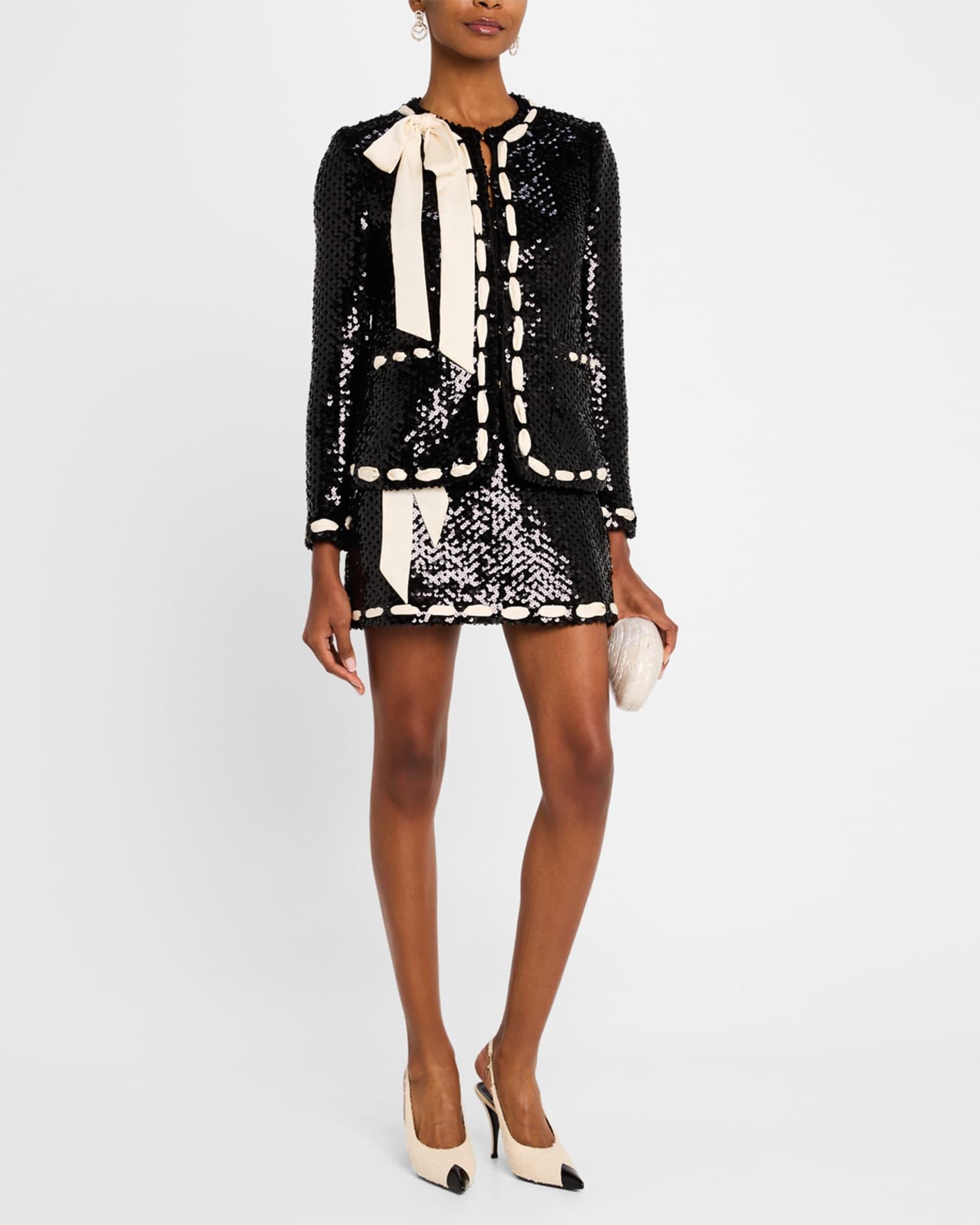 Lovina Sequined Mini Skirt Product Image