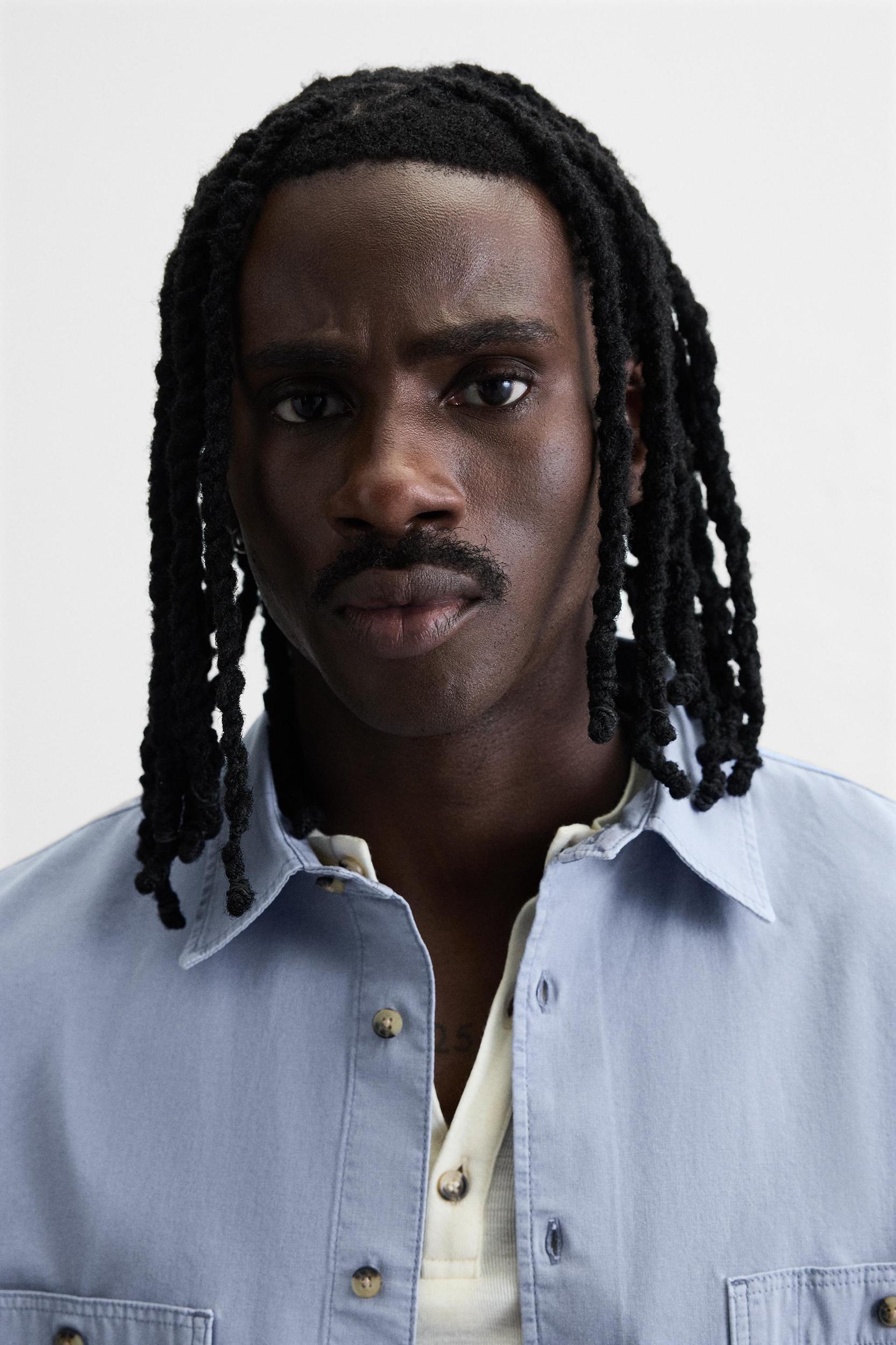 RELAXED FIT WASHED SHIRT Product Image
