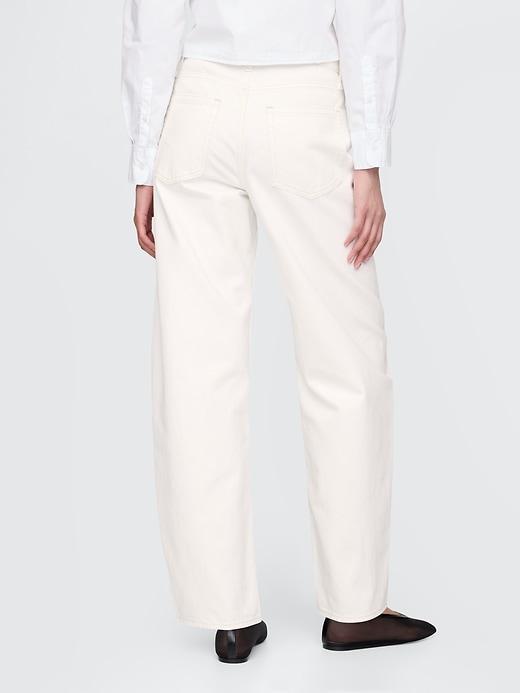 High Rise Barrel Jeans Product Image