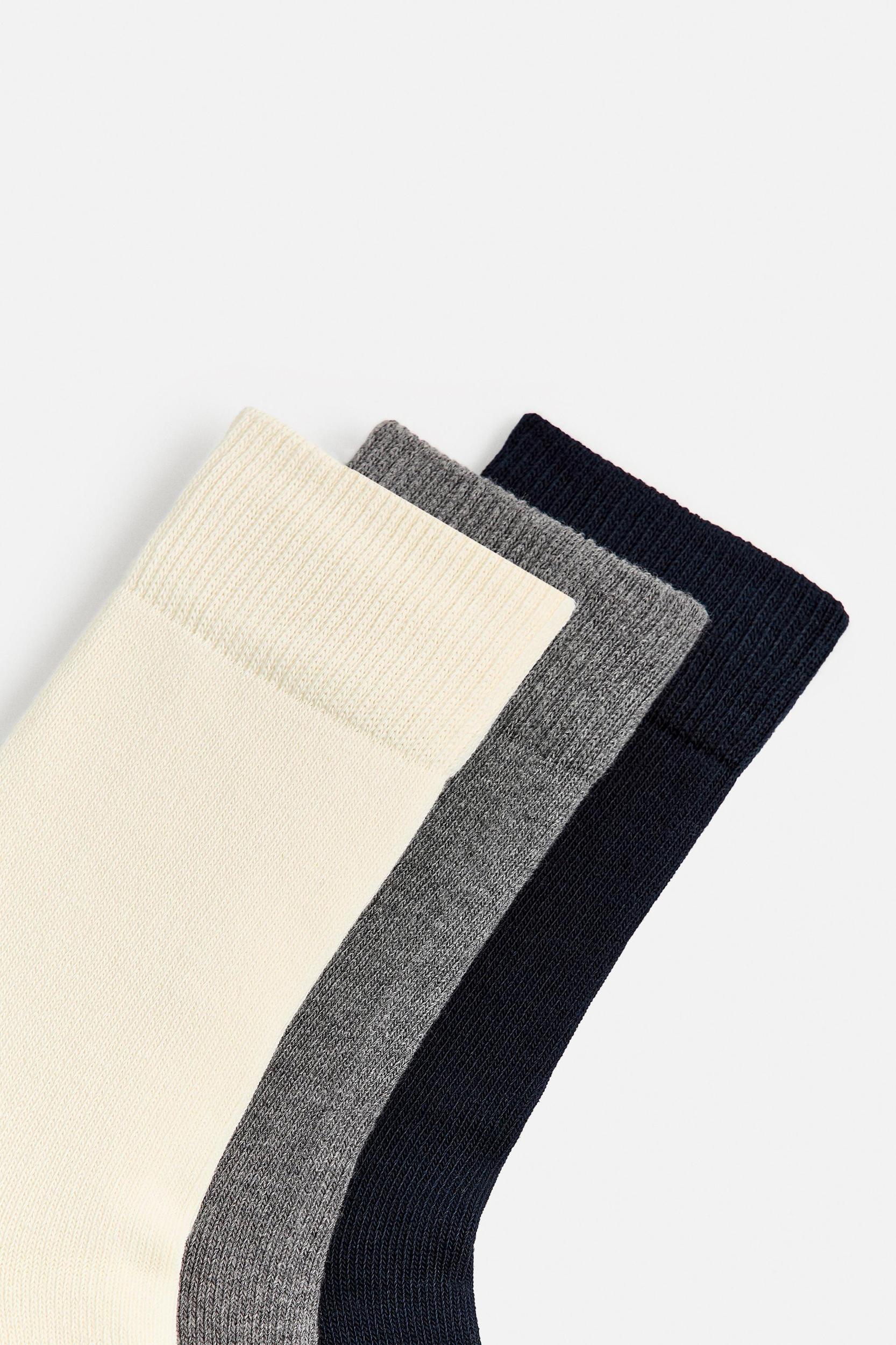 3-PACK OF PLAIN SOCKS Product Image