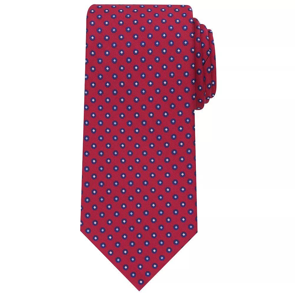 Men's Bespoke Grove Dot Tie, Red Grove Dot Product Image