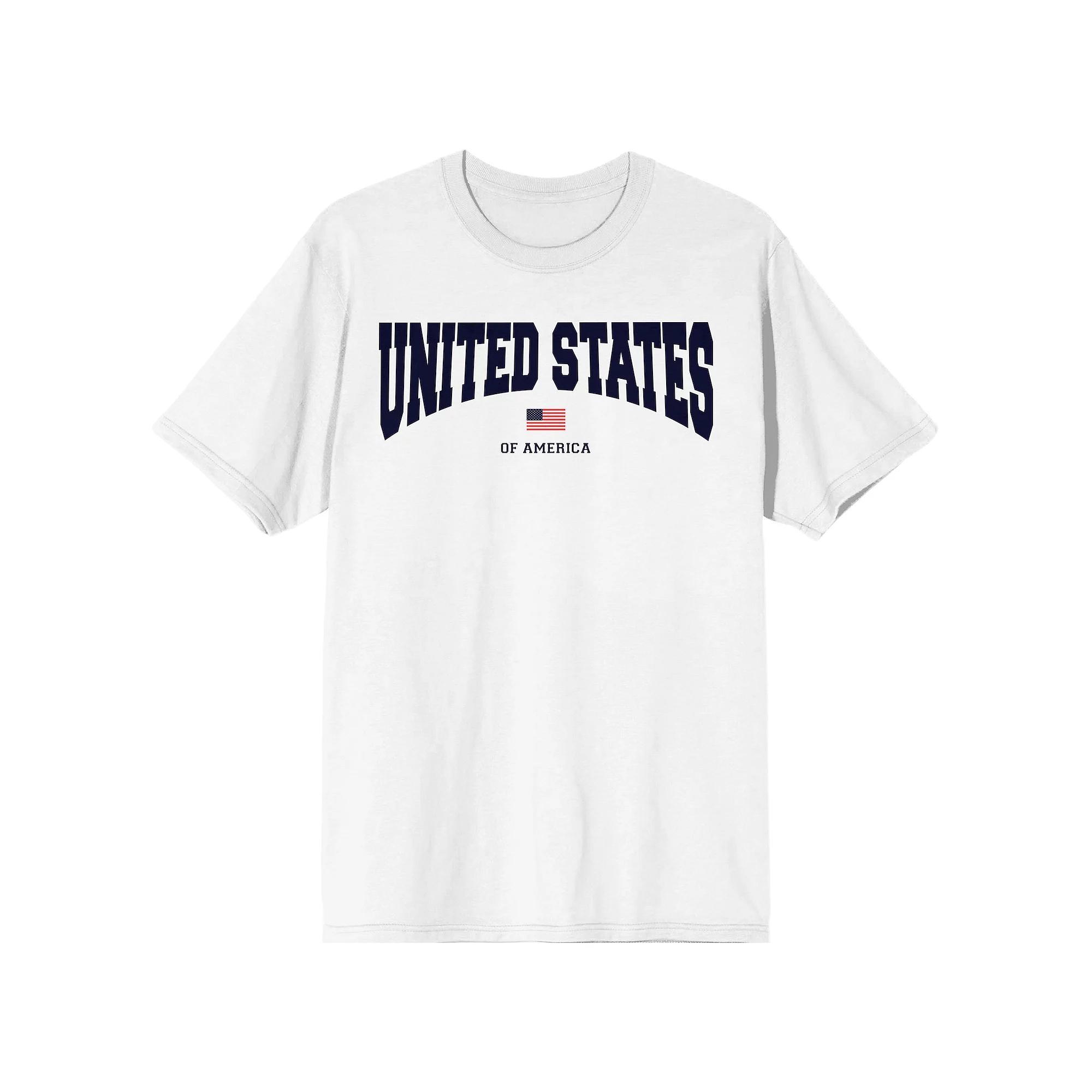 Men's Americana United States Tee, Size: Small, White Product Image