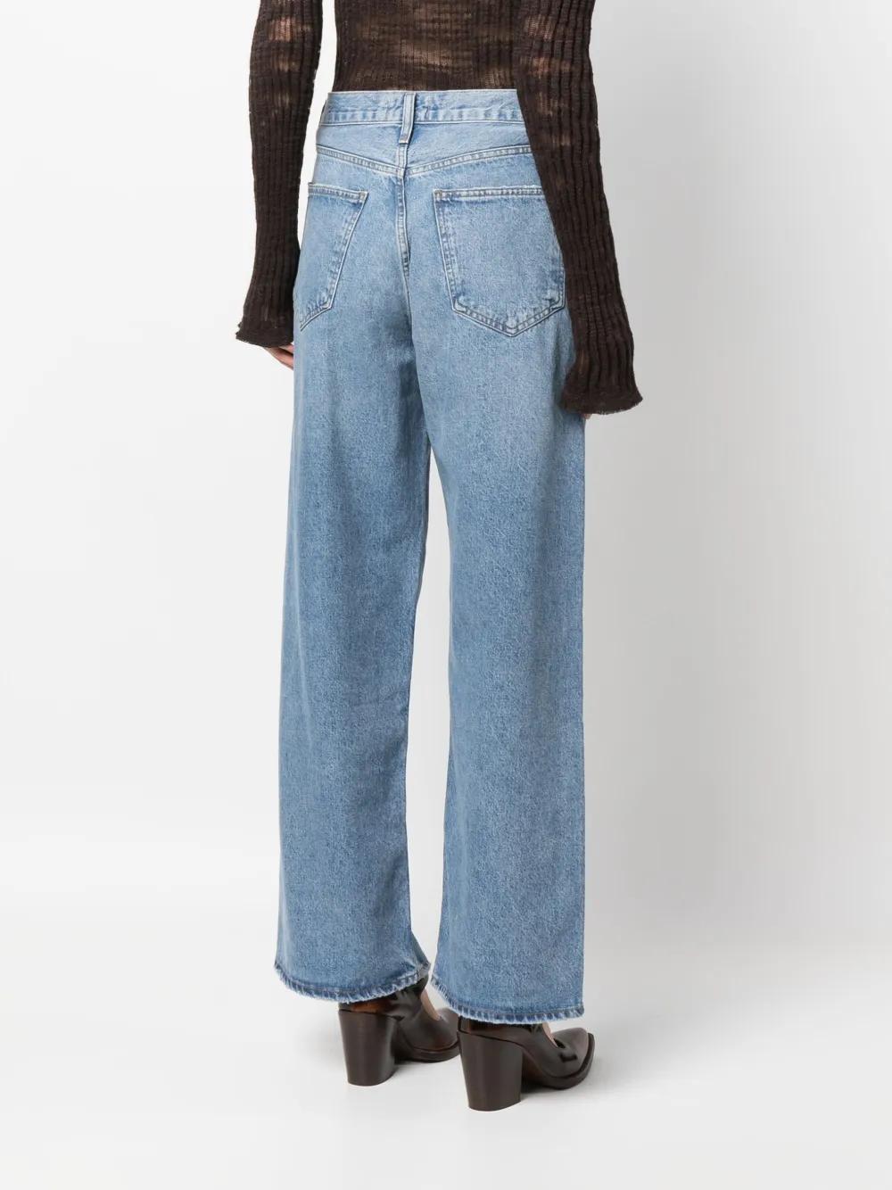 high-rise straight-leg jeans  Product Image