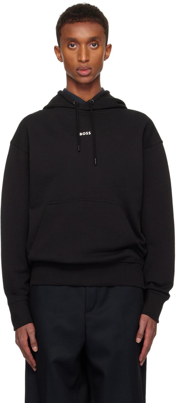 HUGO BOSS Black Contrast Hoodie Product Image