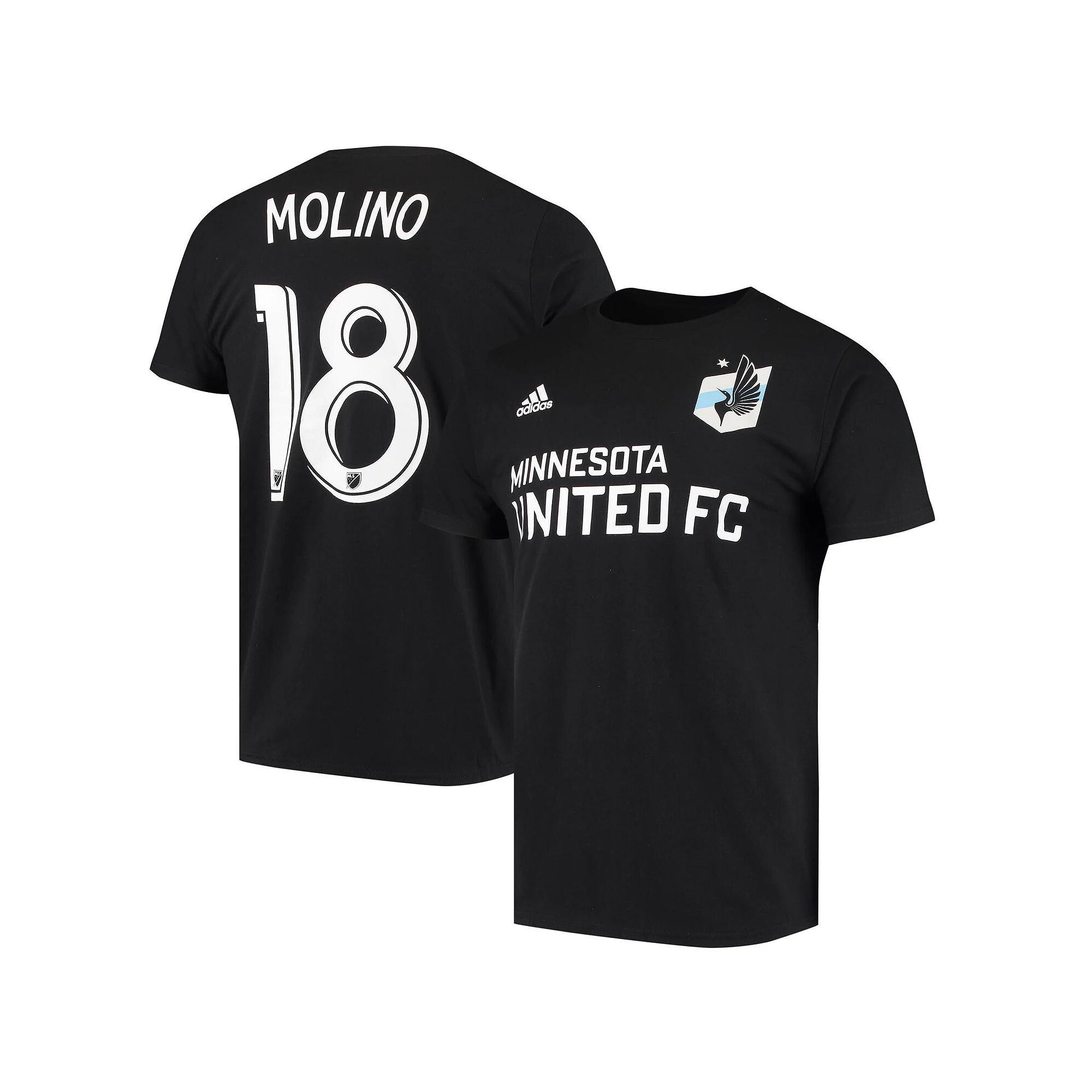 Mens adidas Kevin Molino Black Minnesota United FC Go To Name & Number T-Shirt Product Image