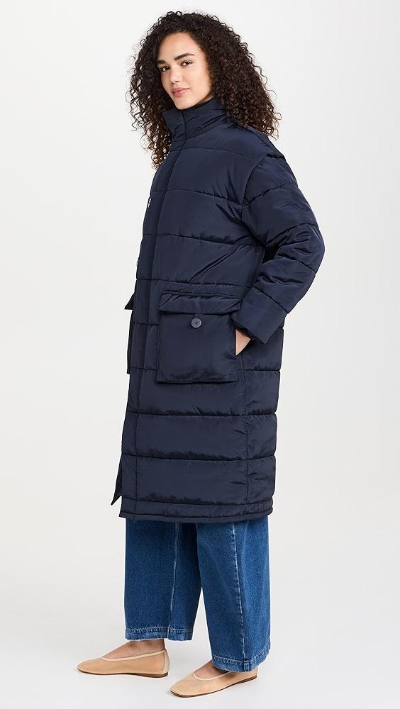 Sea Estelle Satin Windbreaker Puffer Coat | Shopbop Product Image