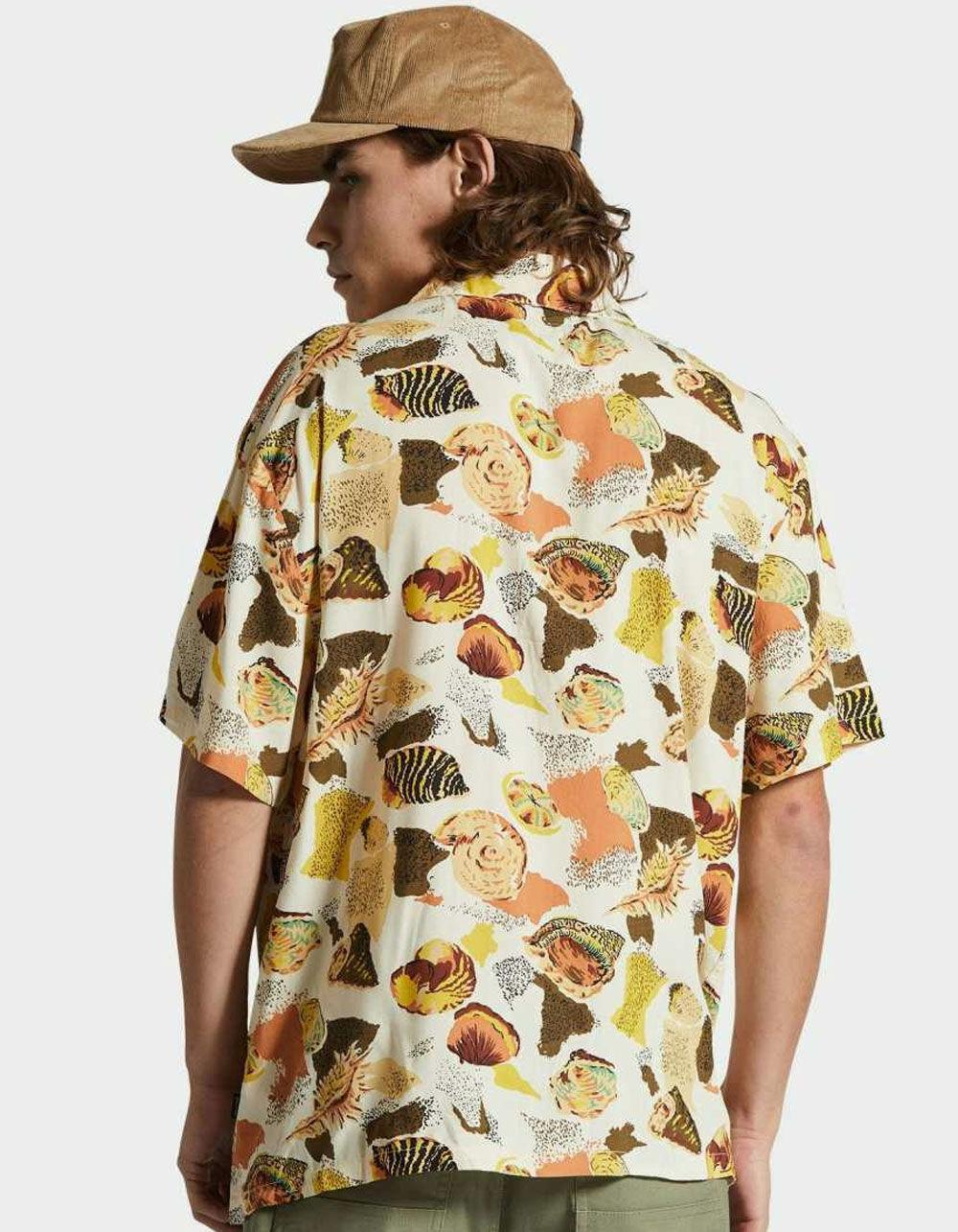 BRIXTON Bunker Reserve Mens Camp Collar Button Up Shirt Product Image