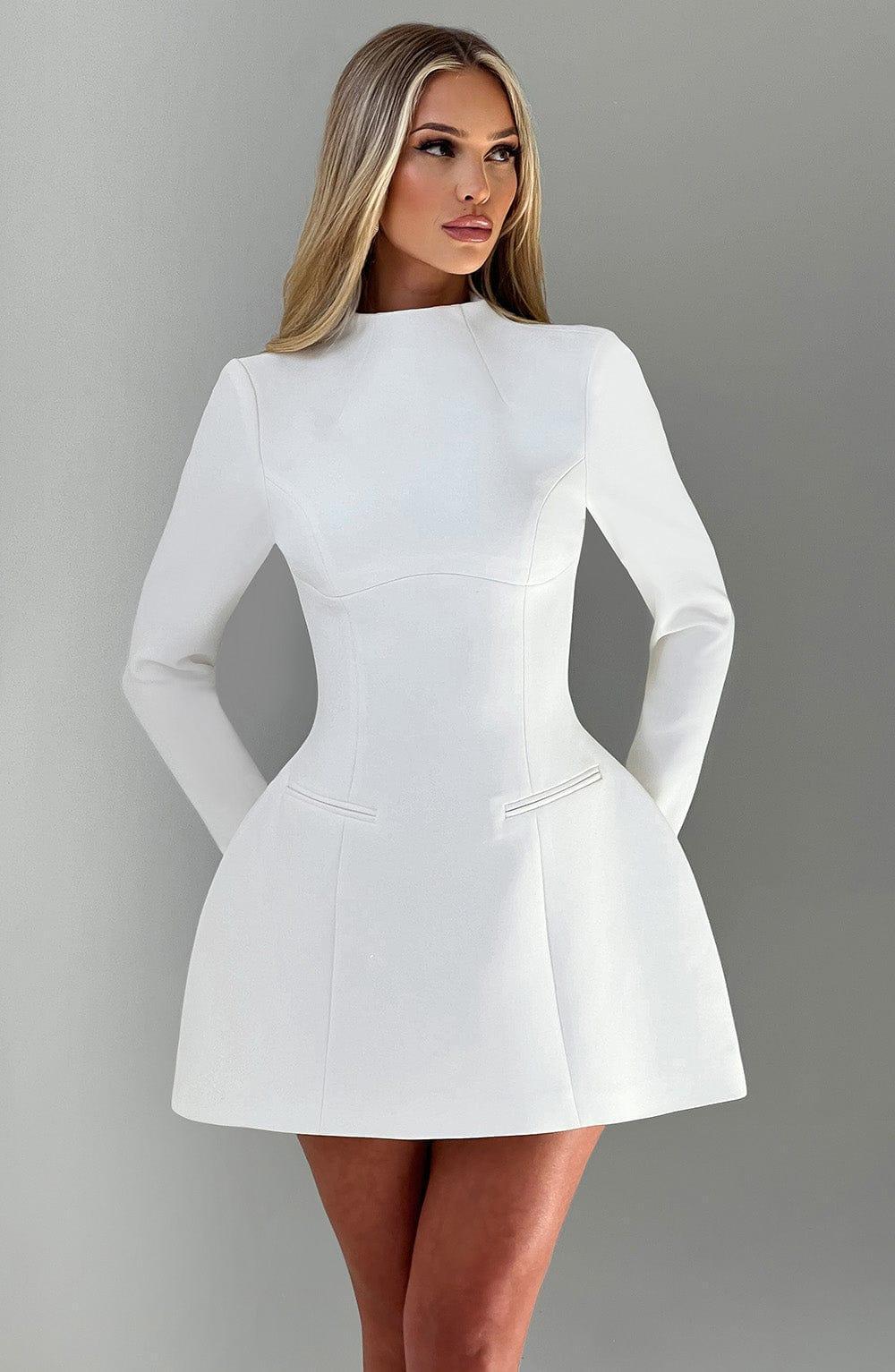 Kelly Mini Dress - Ivory Product Image