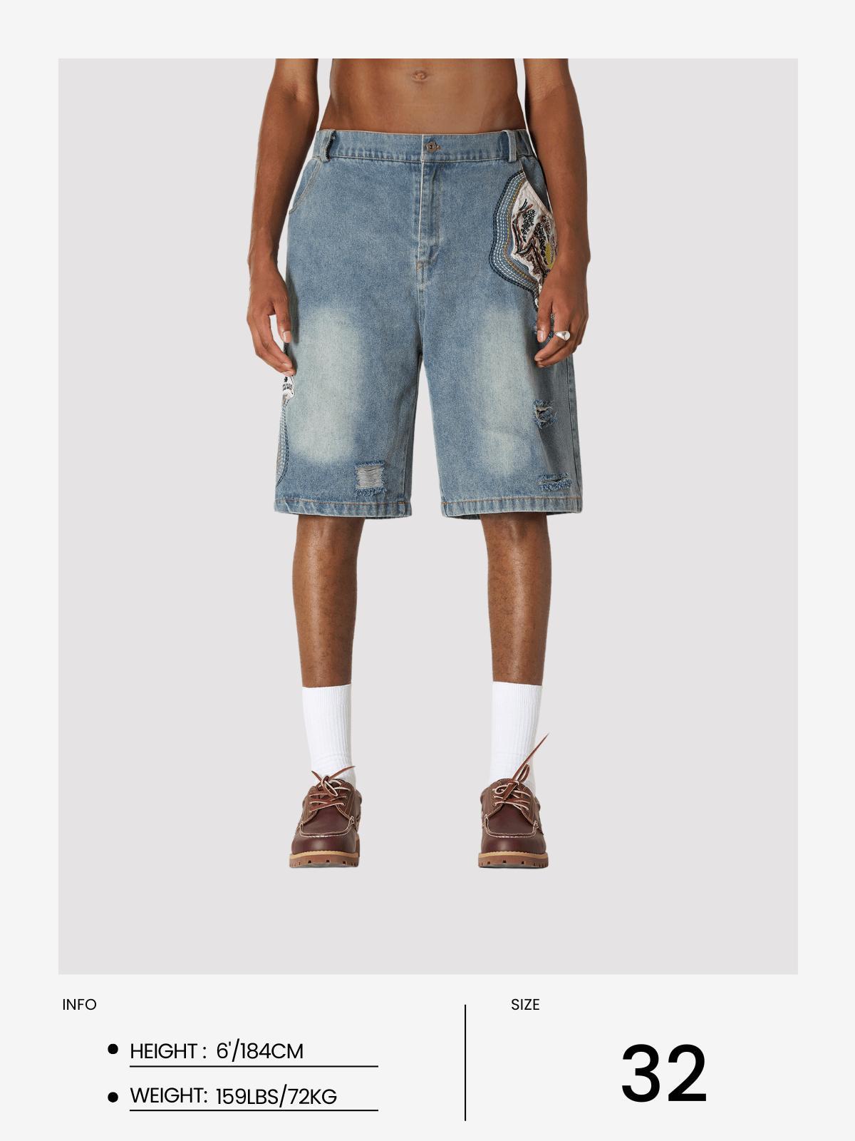 Aelfric Eden Ethnic Applique Longline Jorts Product Image