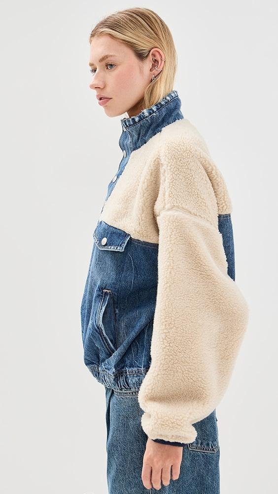 Polo Ralph Lauren 3X1 Rigid Denim Lined Pullover | Shopbop Product Image