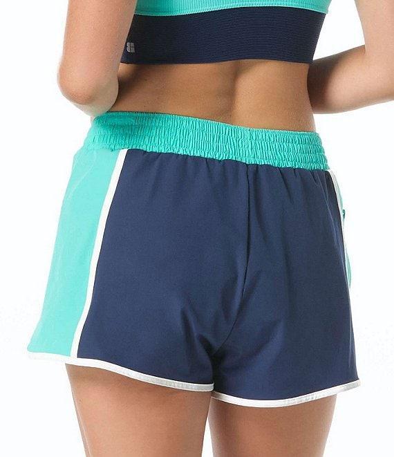 Beach House Colorblock Sport Dash Smoked Waist Swim Shorts Product Image