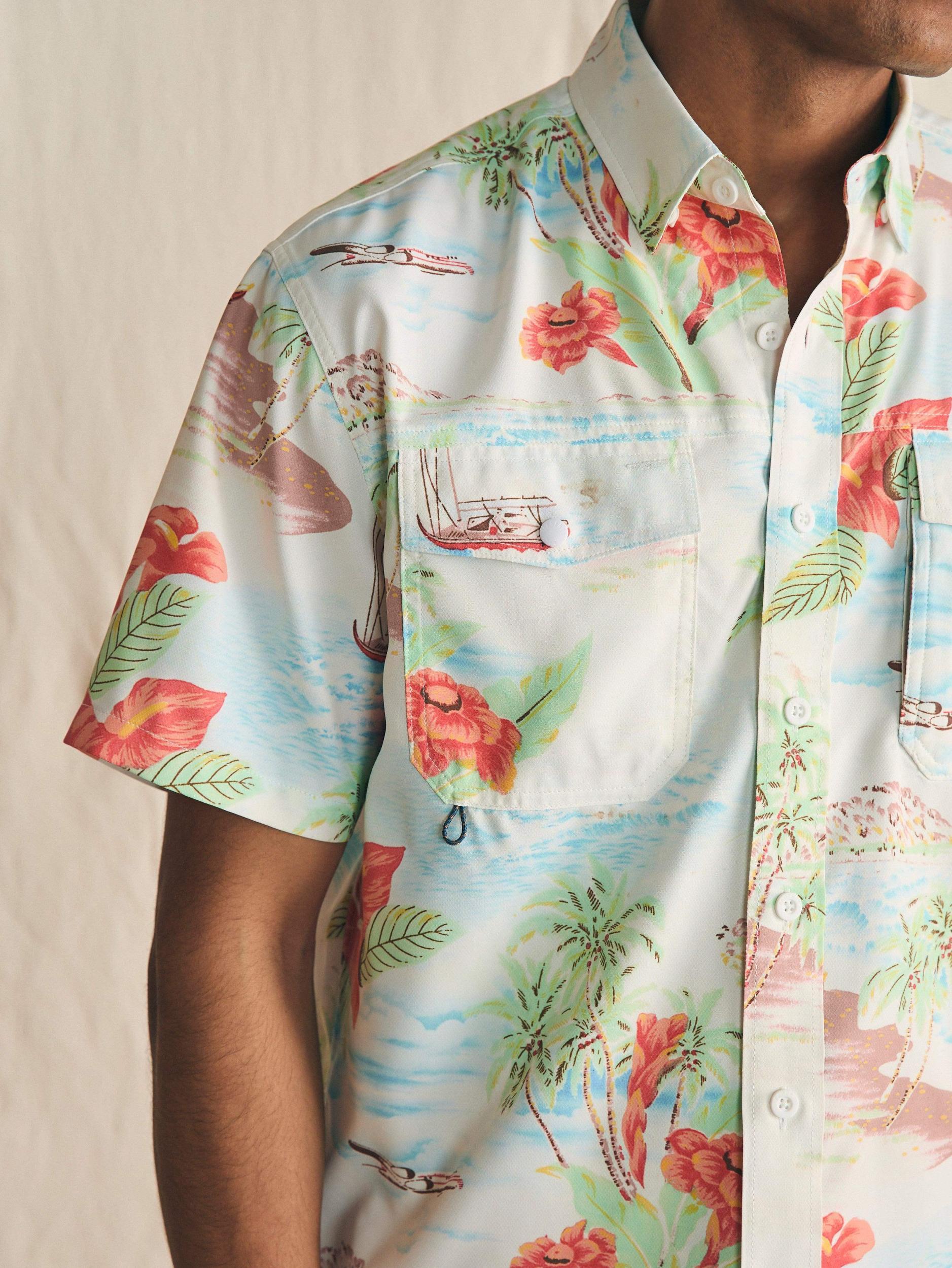 Shorelite Short-Sleeve Tech Shirt - Tropical Breeze Male Product Image