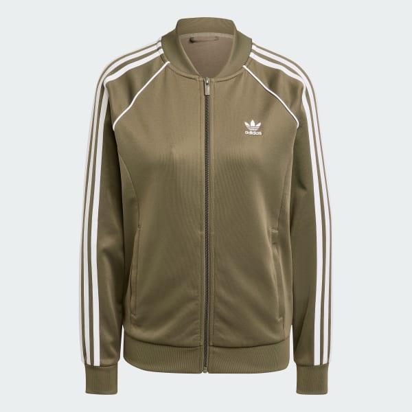 adidas Adicolor Classics SST Track Jacket Glow Pink XS Womens Product Image