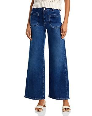 Frame Le Slim Patch Pocket Palazzo Jeans in Thunderstorm Product Image