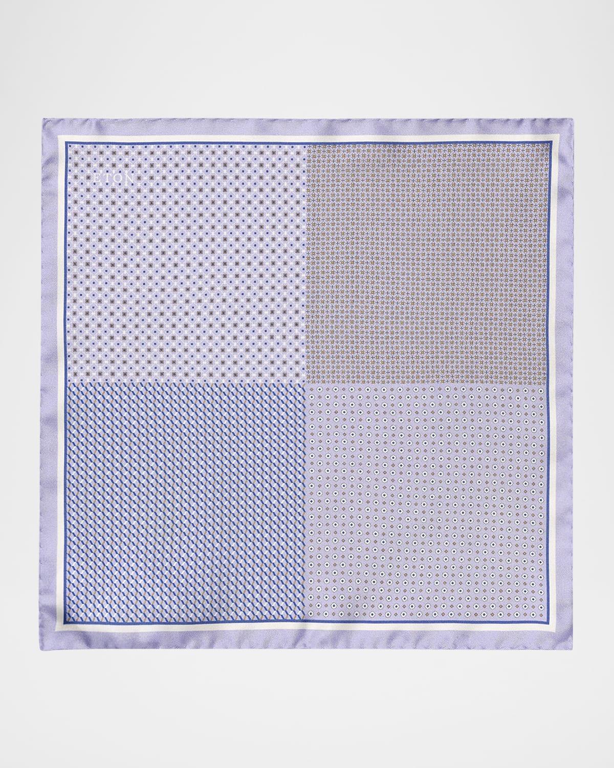 Mens Four-Sided Silk Pocket Square Product Image