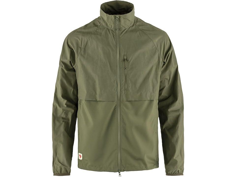 Fjallraven HC Hybrid Wind Jacket (Dark ) Men's Jacket Product Image