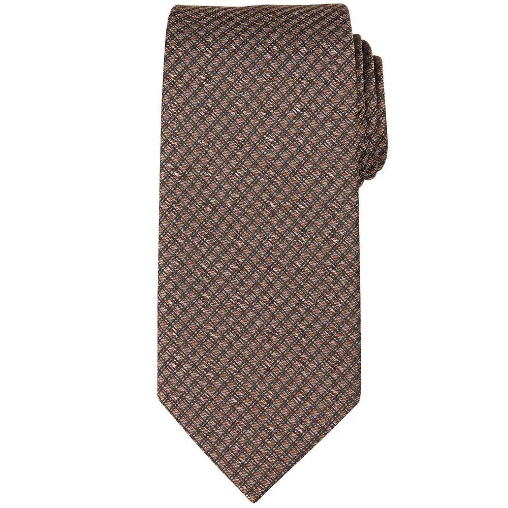Men's Bespoke Solid Tie, Brown Darien Product Image